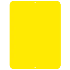 Kolorcoat™ Custom Metal Bar Sign - 9" X 12" - Yellow