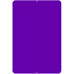 Kolorcoat™ Metal Custom Bar Sign - 12" X 18" - Purple