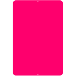 Kolorcoat™ Metal Custom Bar Sign - 12" X 18" - Pink