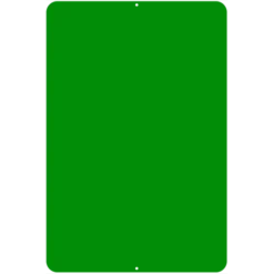 Kolorcoat™ Metal Custom Bar Sign - 12" X 18" - Green