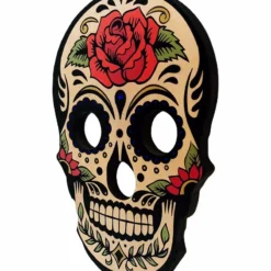 Shot Glass And Bottle Caddy - Sugar Skull Rose 15 Shot Glass And Bottle Caddy - Sugar Skull Rose -Endurance Sales skull shot tray sugar web5