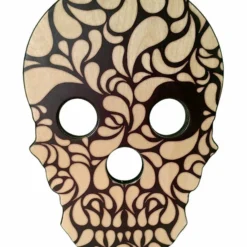 Shot Glass And Bottle Caddy - Elegant Skull -Endurance Sales skull shot tray sugar5 web7