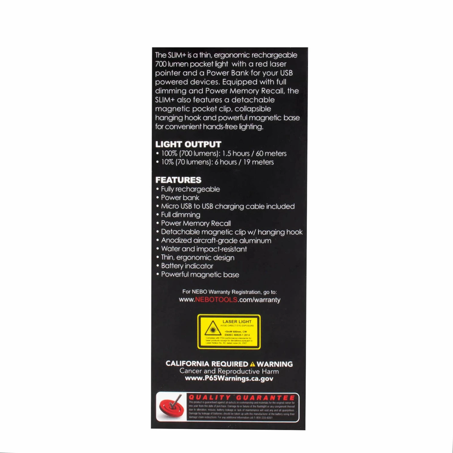 SLIM + Model, Power Bank With Flashlight And Laser 6 SLIM + Model, Power Bank With Flashlight And Laser - Image 4