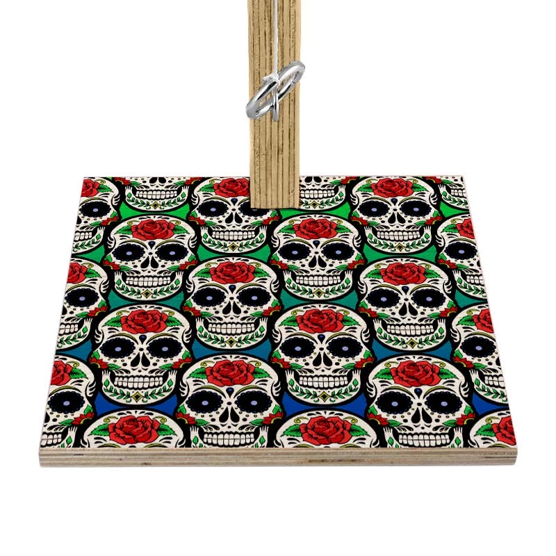 Small Tabletop Ring Toss Game - Sugar Skulls - Multiple Color Options 6 Small Tabletop Ring Toss Game - Sugar Skulls - Multiple Color Options - Image 4