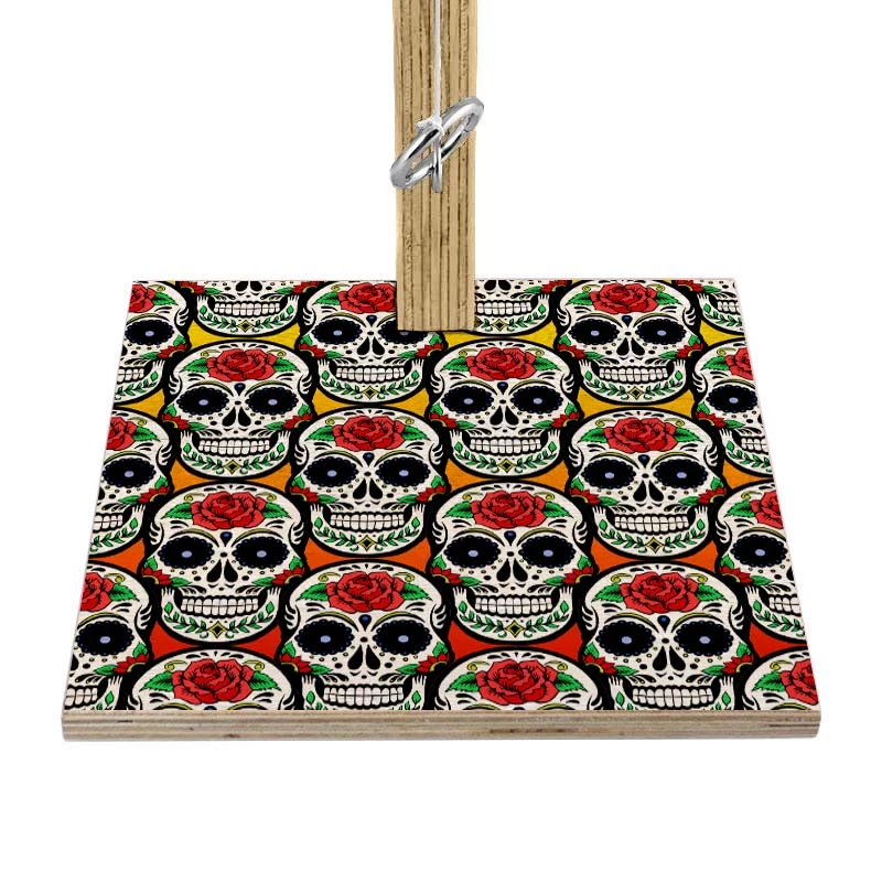 Small Tabletop Ring Toss Game - Sugar Skulls - Multiple Color Options 4 Small Tabletop Ring Toss Game - Sugar Skulls - Multiple Color Options - Image 2