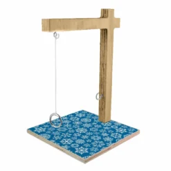 Small Tabletop Ring Toss Game - Snowflakes -Endurance Sales small tabletop ring toss game hanging snowflakes