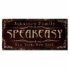 CUSTOMIZABLE Large Vintage Wooden Bar Sign - SPEAKEASY - 11 3/4" X 23 3/4" -Endurance Sales speakeasy large wood plank sign 800