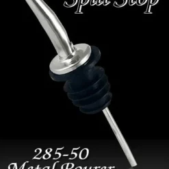Spill-Stop™ 285-50 Liquor Pourers - 12 Pack 8 Spill-Stop™ 285-50 Liquor Pourers - 12 Pack -Endurance Sales spill stop 285 50 metal pourer barproducts 1