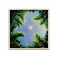 Sky And Trees Square Wooden Table Top - Two Sizes Available -Endurance Sales square table top with featured artist brian mohr sky and trees bpc 1