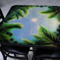 Sky And Trees Square Wooden Table Top - Two Sizes Available