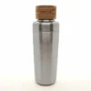 Cocktail Shaker - Stainless Steel W/ Wood Cap - 26 Ounce -Endurance Sales ss cocktail shaker w wood cap