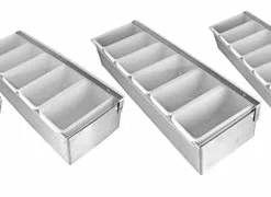 Condiment Holder / Fruit Tray - Stainless Steel - Size Options -Endurance Sales ss condiment holder options
