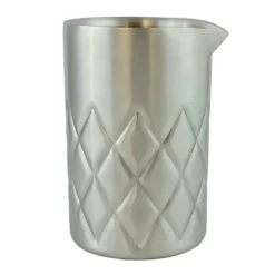 BarConic® Stainless Steel Mixing Pitcher - Double Wall Diamond Pattern - 500ml (17oz)