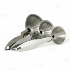 Stainless Steel Funnels With Handles - Set Of 3