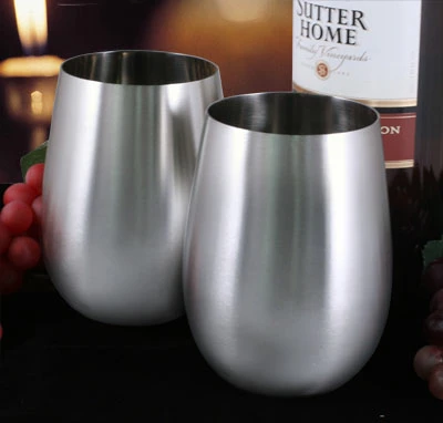 Stemless Wine Glass - Stainless Steel - 18 Ounce 4 Stemless Wine Glass - Stainless Steel - 18 Ounce - Image 2