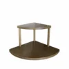 Counter Caddies™ - 9" Tall Stained Corner Shelf - Available In Black And Natural 2 Counter Caddies™ - 9" Tall Stained Corner Shelf - Available In Black And Natural -Endurance Sales stained TALL BLANK