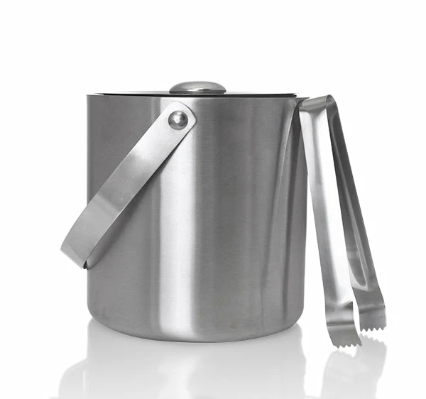 Stainless Steel Ice Bucket With Tongs - 48 Oz. 5 Stainless Steel Ice Bucket With Tongs - 48 Oz. - Image 3