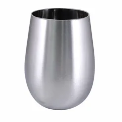 Stemless Wine Glass - Stainless Steel - 18 Ounce