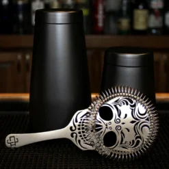 Cocktail Designs Strainer - Skull -Endurance Sales str skull tins on bar bpc
