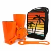 Vector Sunset Bar Tote Set With Neon Orange Bar Tools -Endurance Sales sunset bar tote orange bar set