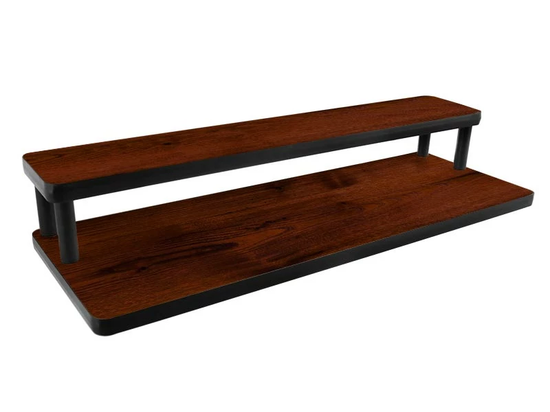 LED Counter Caddies™ - Wood Straight Shelf - Liquor/Wine Bottle Display - 24" Length W/ T-Molding And Multiple Finish Options 17 LED Counter Caddies™ - Wood Straight Shelf - Liquor/Wine Bottle Display - 24" Length W/ T-Molding And Multiple Finish Options - Image 15