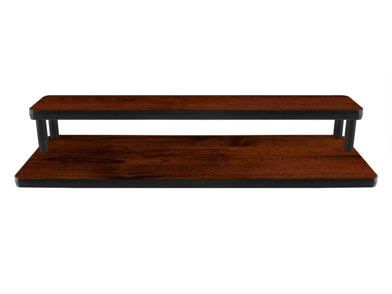 LED Counter Caddies™ - Wood Straight Shelf - Liquor/Wine Bottle Display - 24" Length W/ T-Molding And Multiple Finish Options 16 LED Counter Caddies™ - Wood Straight Shelf - Liquor/Wine Bottle Display - 24" Length W/ T-Molding And Multiple Finish Options - Image 14