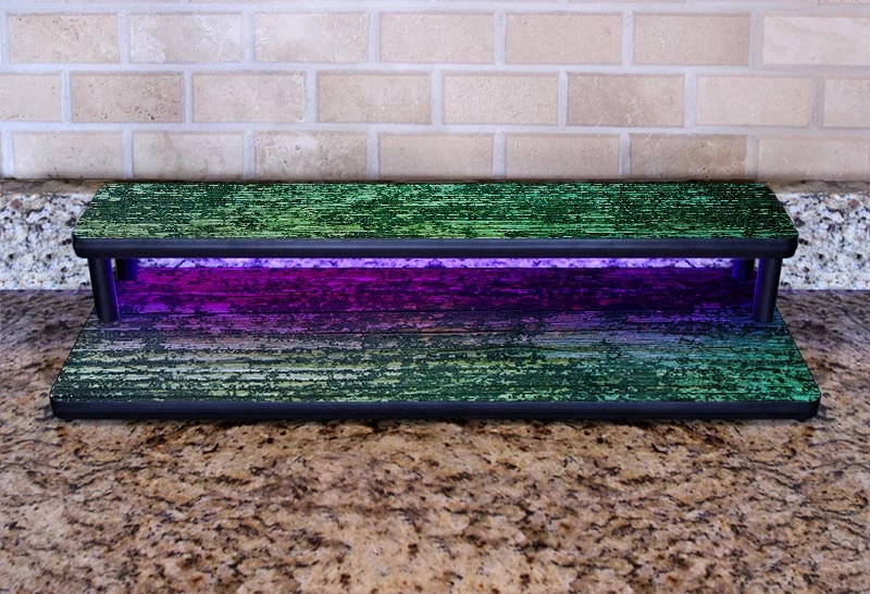 LED Counter Caddies™ - Wood Straight Shelf - Liquor/Wine Bottle Display - 24" Length W/ T-Molding And Multiple Finish Options 22 LED Counter Caddies™ - Wood Straight Shelf - Liquor/Wine Bottle Display - 24" Length W/ T-Molding And Multiple Finish Options - Image 20