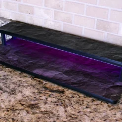 LED Counter Caddies™ - Slate Straight Shelf - Liquor/Wine Bottle Display - 24" Length W/ T-Molding 26 LED Counter Caddies™ - Slate Straight Shelf - Liquor/Wine Bottle Display - 24" Length W/ T-Molding -Endurance Sales t molding led counter caddy slate 3