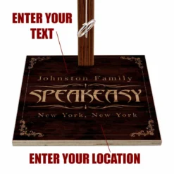 CUSTOMIZABLE Large Tabletop Ring Toss Game - Speakeasy -Endurance Sales tabletop ring toss game spksy 3