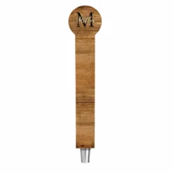 CUSTOMIZABLE Wooden Tap Handles - Monogram Design - 2 Styles In 3 Sizes -Endurance Sales tap handle Web MONO 12IN RD