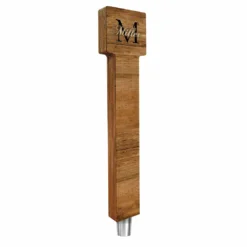 CUSTOMIZABLE Wooden Tap Handles - Monogram Design - 2 Styles In 3 Sizes -Endurance Sales tap handle Web MONO 12IN SQ