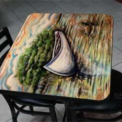 The Canoe 24" X 30" Wooden Table Top - Two Types Available