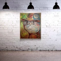 The Wizard 24" X 30" Wooden Table Top - Two Types Available -Endurance Sales the wizard 24 x 30 wooden table top with featured artist brian mohr bpc 2