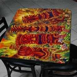 Tiki Laughter 24" X 30" Wooden Table Top - Two Types Available