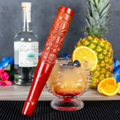 BarConic® Tiki Ti Wooden Muddler -Endurance Sales tiki muddler2copy