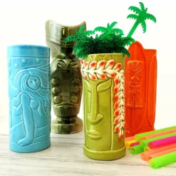 Tiki Mugs Drinkware Package 2 - Set Of 4