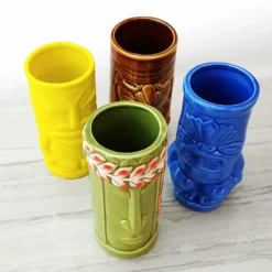 Tiki Mugs Drinkware Package 5 - Set Of 4 -Endurance Sales tiki mug drinkware package 5 bpc 1
