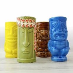 Tiki Mugs Drinkware Package 5 - Set Of 4