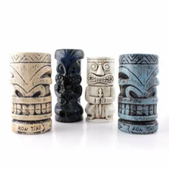 Tiki Mugs Drinkware Package 6 - Set Of 4