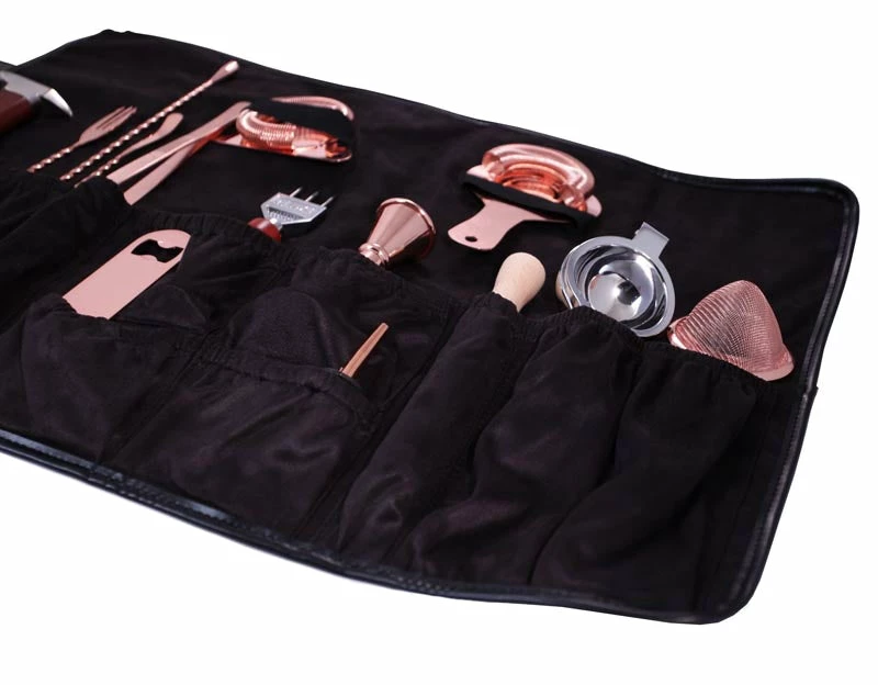 Olea™ Barware Tool Roll - Black 4 Olea™ Barware Tool Roll - Black - Image 2