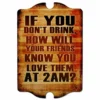 Tavern Shaped Wood Bar Sign - 2 AM -Endurance Sales travern shaped 2am