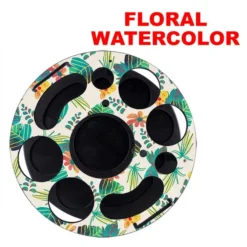 Wood VIP Bottle Service Tray - 18 Inch - Choose Your Pattern -Endurance Sales tray bot pl 2 ds 18 inch plastic bottle service tray dye sub holds 2 bottles floral watercolor design