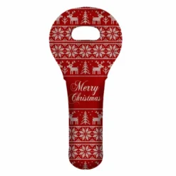 Wine Totes - Ugly Christmas Sweater Series - Several Design Options -Endurance Sales ugly christmas sweater wine tote merry