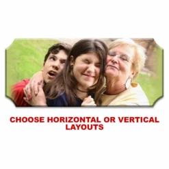 UPLOAD YOUR PHOTO - Personalized Wood Plaque Sign - 5.5" X 11" -Endurance Sales uyp plaque wood sign hor