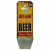 CUSTOMIZABLE Wall Mounted Wood Plaque Bottle Opener & Cap Catcher - Vintage Ice Cold Beer -Endurance Sales wall mount cap catcher beer 800