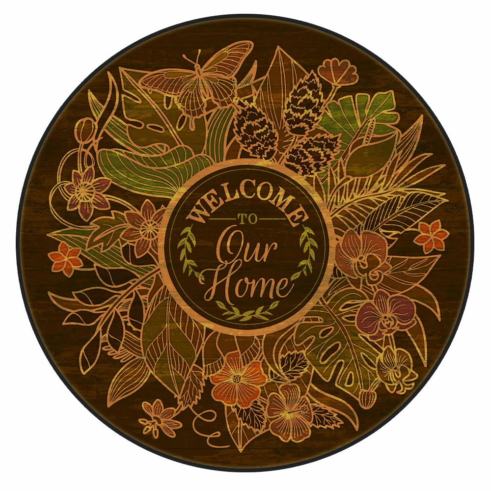 Welcome To Our Home Lazy Susan - Size Options 6 Welcome To Our Home Lazy Susan - Size Options - Image 4