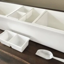 Polar White Party Barge 16 Polar White Party Barge -Endurance Sales white party barge revo kitchen side view 2