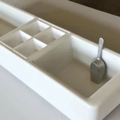 Polar White Party Barge 15 Polar White Party Barge -Endurance Sales white party barge revo kitchen side view