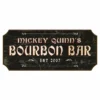 CUSTOMIZABLE Wood Plaque Sign - BOURBON BAR - Color Options 1 CUSTOMIZABLE Wood Plaque Sign - BOURBON BAR - Color Options -Endurance Sales wood bar sign plaque bourbon bar black