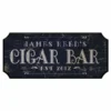CUSTOMIZABLE Wood Plaque Sign - CIGAR BAR - Color Options -Endurance Sales wood bar sign plaque cigar bar blue